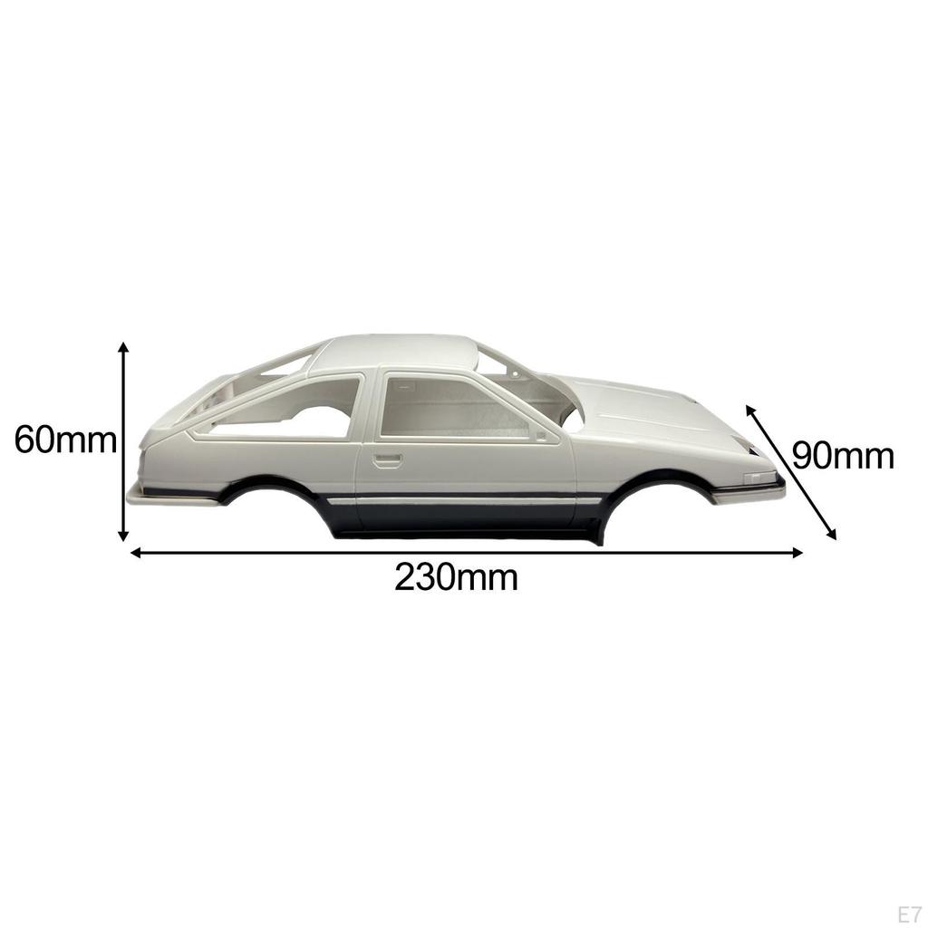 1/18 Car Shell Finished Body Frame Hobby Toy Heavy Duty Sturdy Accessories Upgrade RC