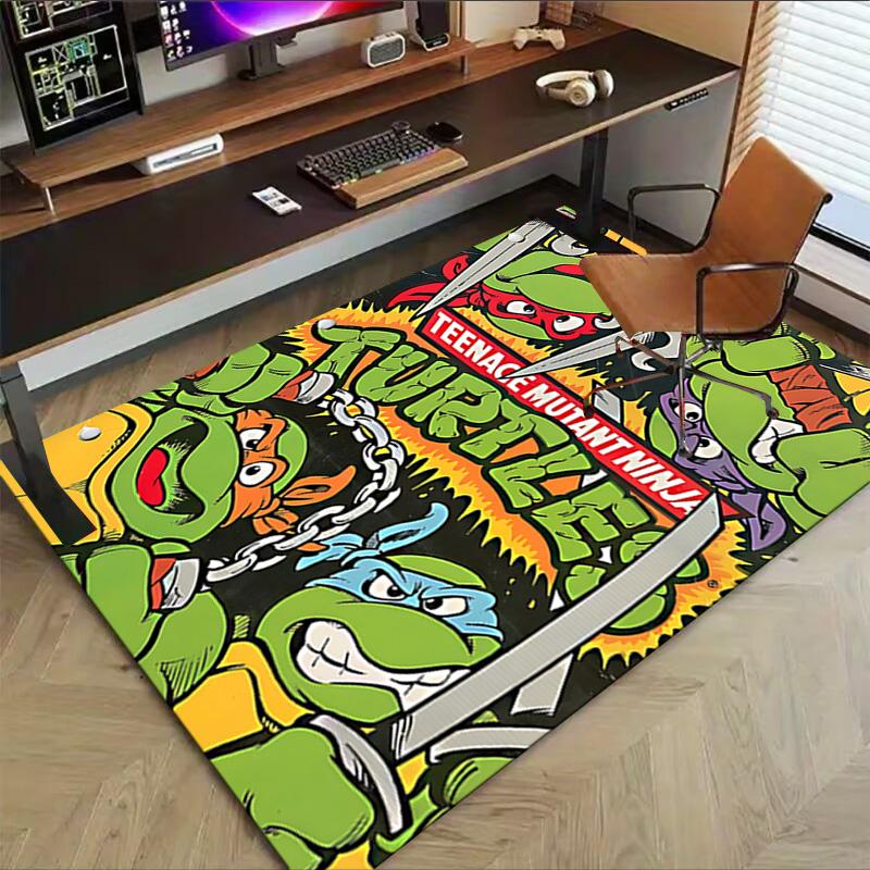 Teenage Mutant Ninja Turtles Carpet For Playroom Bedroom Living Room Sofa Home Decorkids Game Area Rug Nonslip Floor Mat