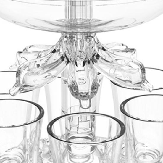 1 шт. Диспенсер для напитков Пищевой Небьющийся Акрил Диспенсер для вина на 6 порций