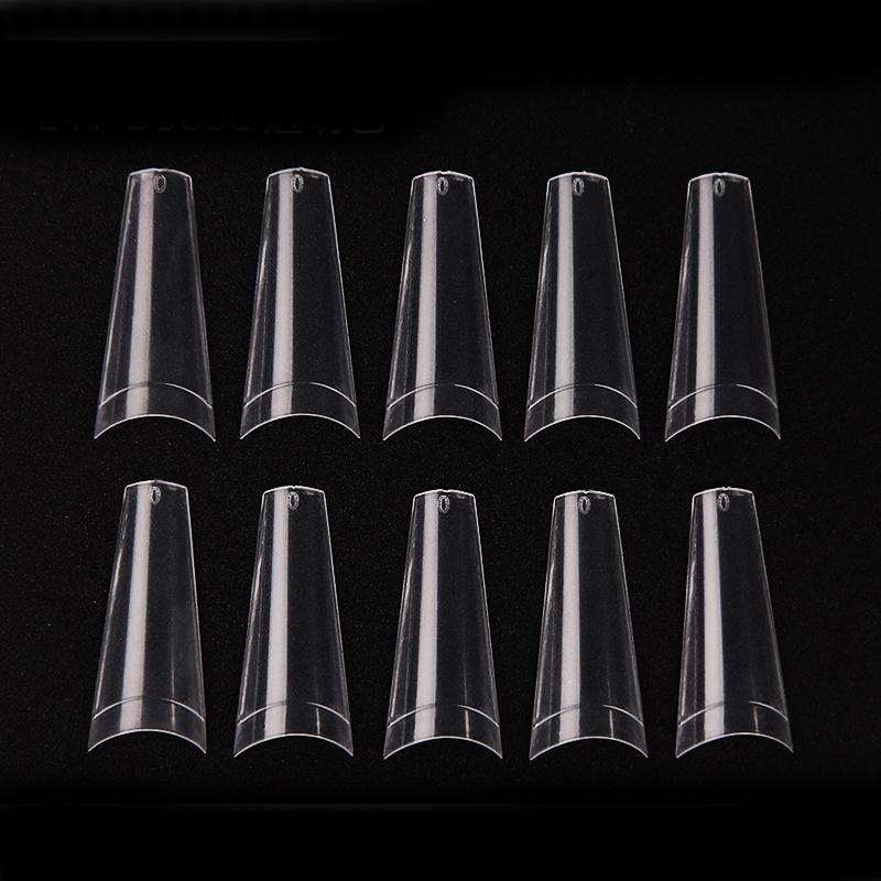 500 шт. прозрачных натуральных французских балетных накладных акриловых ногтей, УФ-гель, ультрагибкие накладные ногти, маникюрные инструменты своими руками