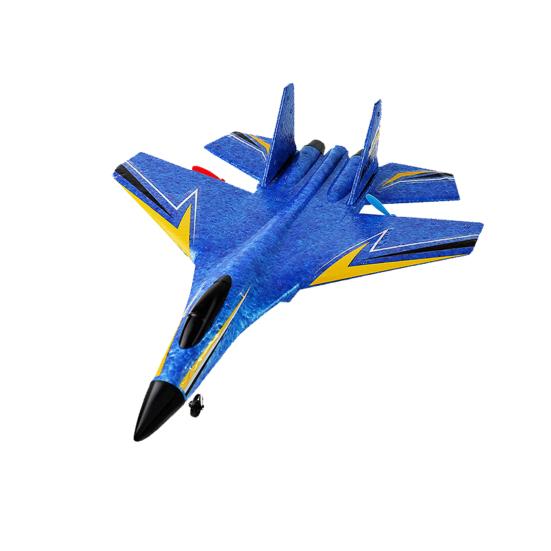 Remote Control Foam Airplane Toy Fixed Wing Beginner Plane with LED Light