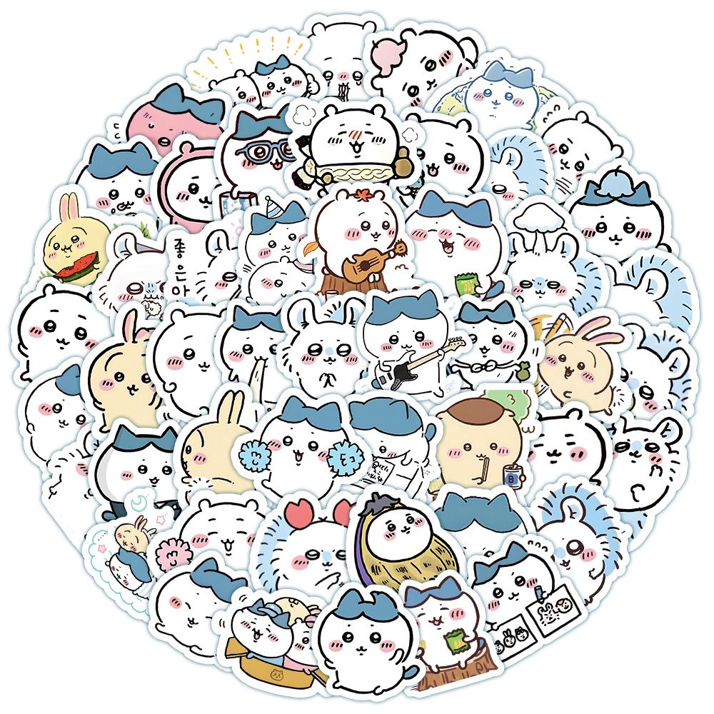 10100 шт. Мультяшные Jiikawa Kawaii Наклейки Декоративные для Стола Ноутбука Скрапбукинга Канцелярские Принадлежности Милые Chiikawa Граффити Наклейка Подарок для Детей