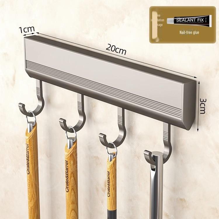 Настенная кухонная вешалка-крючок без перфоратора для лопаток и ложек