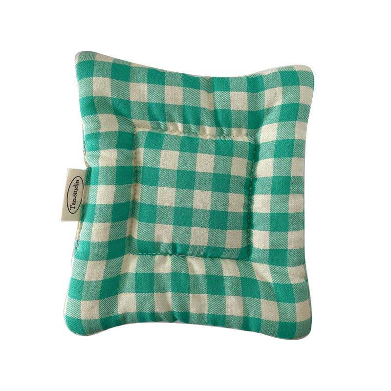 1 шт. подставка под приборы самодельные подставки под стол декор в клетку квадратная чашка кухонные принадлежности 15x15 см изоляционный коврик