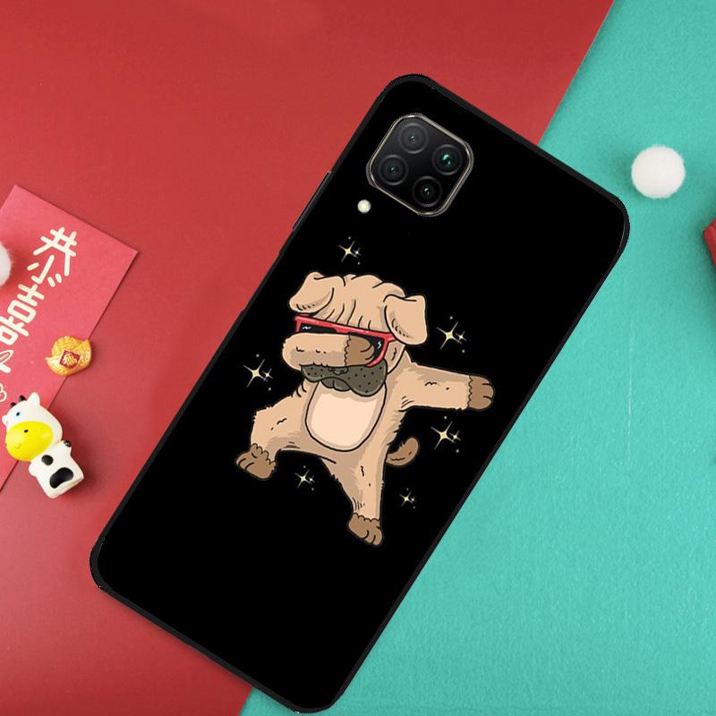 Милый пес мопс Для Huawei Nova 12S 9 10 SE 7i 8i 11i 12i Y60 Y61 Y70 Y72 Y73 Y90 Y91 P20 P30 P40 Lite Чехол