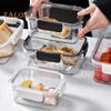 1/3 шт. прозрачная коробка для еды герметичный контейнер для ланча с крышкой без BPA прозрачный штабелируемый пыленепроницаемый контейнер для хранения еды, пригодный для мытья в посудомоечной машине