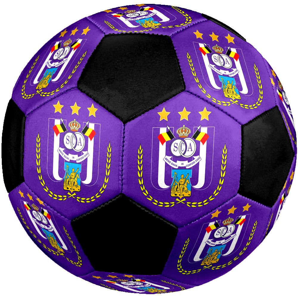 1pc Royal Sporting Club Anderlecht Soccer Ball Size 5 Indoor Soccer Ball Fashion Colorful Backyard Game - Great For Sports Fans Gift HE52