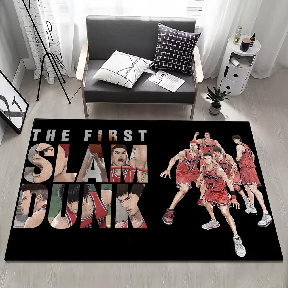 Bilibili SLAM DUNK Дверной коврик Приветственный коврик Нескользящий коврик для пола Спальня Кухня Ванная Балкон Прихожая Ковры Домашний декор Ковер