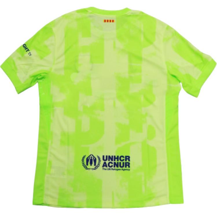 Nike Футболка мужская Dri-Fit Spotify Barcelona 24/25 Second Away Casual Simple Crew Neck Short Sleeve Football Shirt Men tops Green FQ2022702