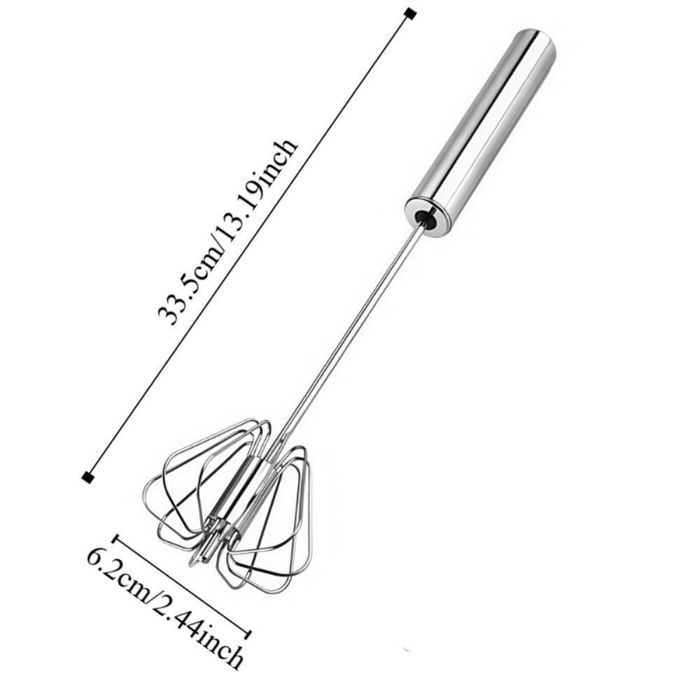 Upgraded Egg Whisk Hand Push Semi Automatic Whisk Durable Rotary Whisk Blender  Baking