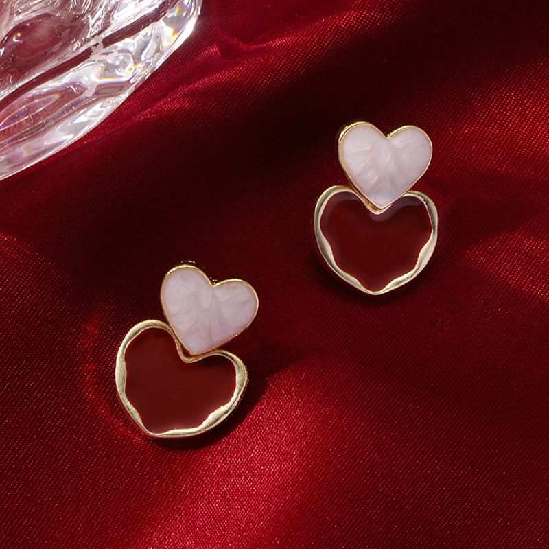 Майярдовый кофейный цвет янтарные серьги женские осенне-зимние высококлассные серьги в стиле кэжуал, серьги с нишевым дизайном в стиле легкой роскоши