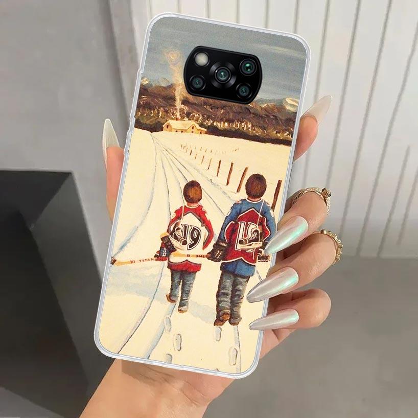 Чехол для телефона Sport Ice Hockey Rink для Xiaomi Poco X7 X6 X5 X4 X3 Nfc F7 Ultra F6 F5 Pro F4 GT F3 M6 M5S M4 M3 Мягкий чехол с принтом X7