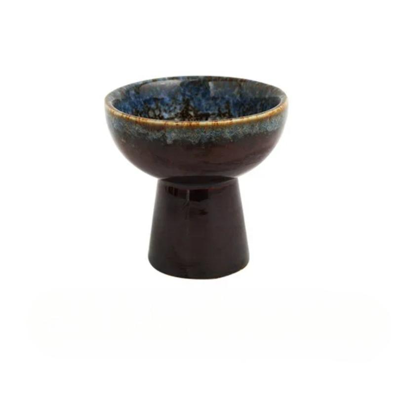 Высокая миска для закусок, японская керамическая миска для йогурта, десертная чашка для мороженого, керамическая ретро-тарелка для фруктов, посуда для ресторана