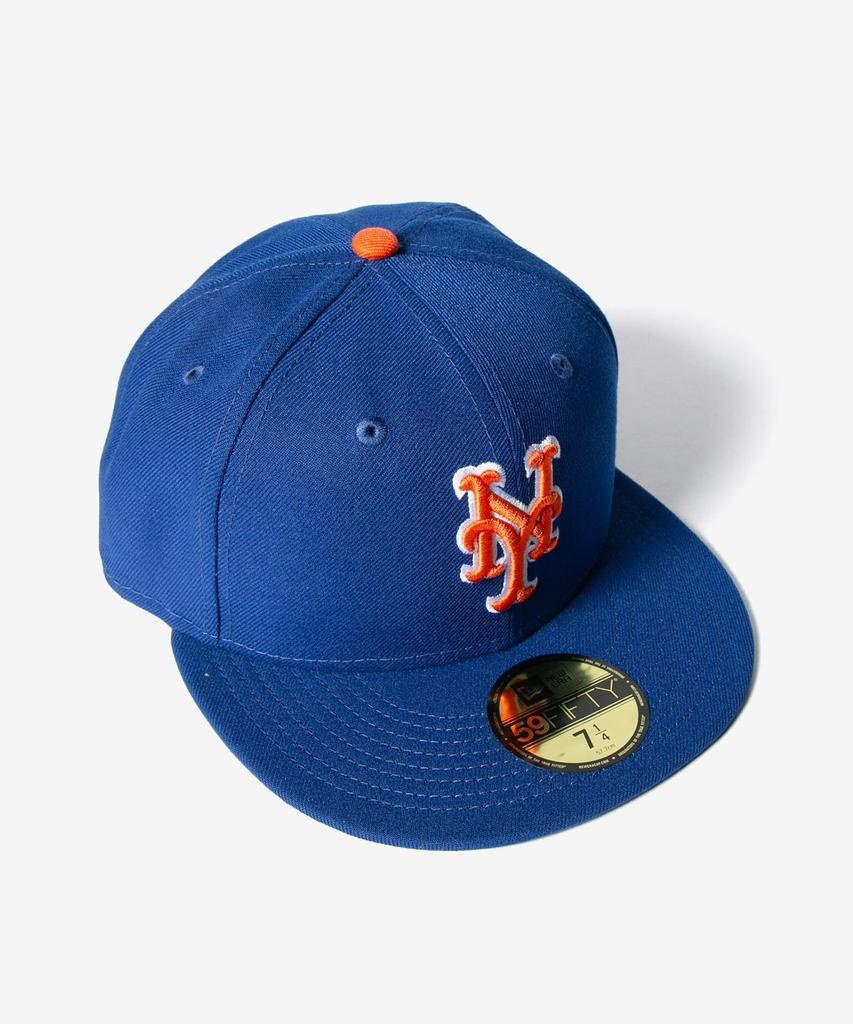 New Era 59FIFTY Blue Orange Size 7 & Cap, 5/8 (Used)