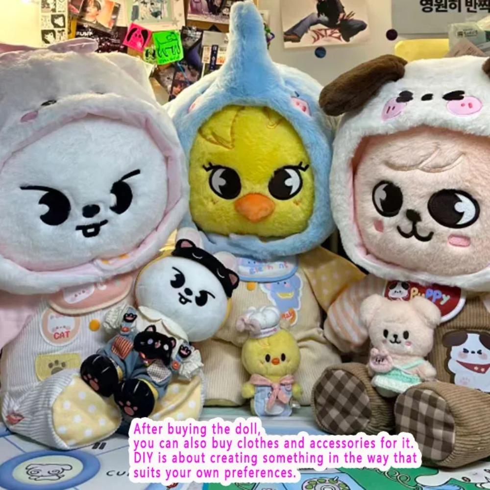 50cm Plush Toy Wolfchan Kawai Cartoon Stuffed Animal Plushie Doll Large Size Strayki ds Plush Sleeping Pillw Gift