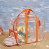 PVC Fitness Training Bag Lightweight Outdoor Sports Bag Transparent Cosmetic Bag  Women