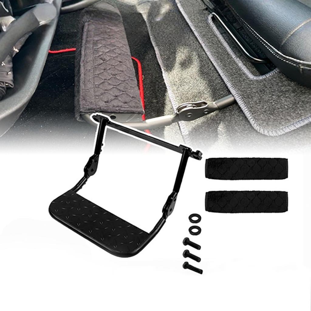 Ergonomic Auto Foot Support Folding Heavy Duty Tire Step Height Adjustment Quick Fold Mechanism Tyre Mount Steps