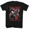 Street Fighter Team Battle Black Adult T-Shirt