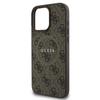 Etui do iPhone 16 Pro Guess MagSafe Classic Logo Brown