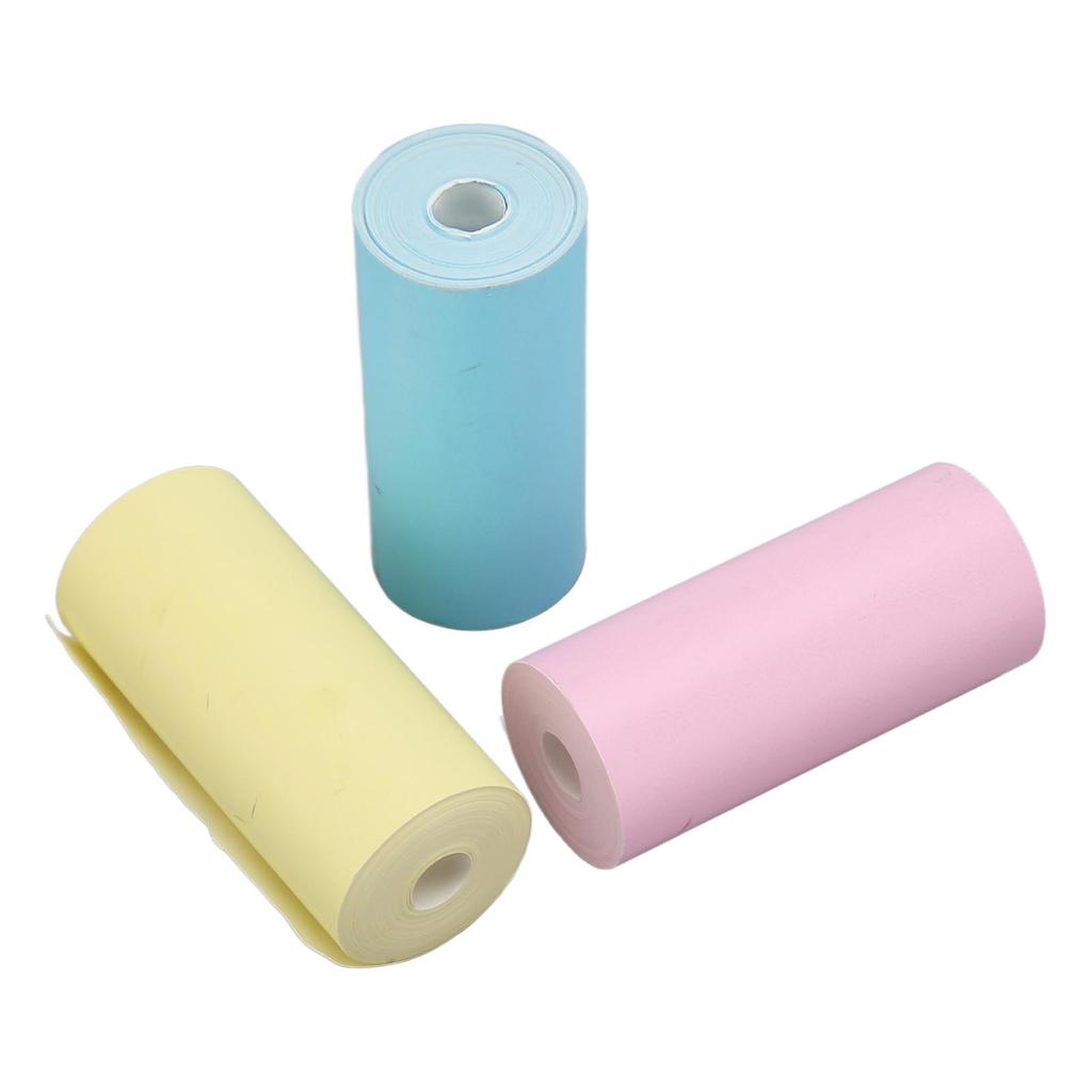 12 рулонов цветной мини-печатной бумаги для мини-термопринтера самоклеящаяся бумага для печати