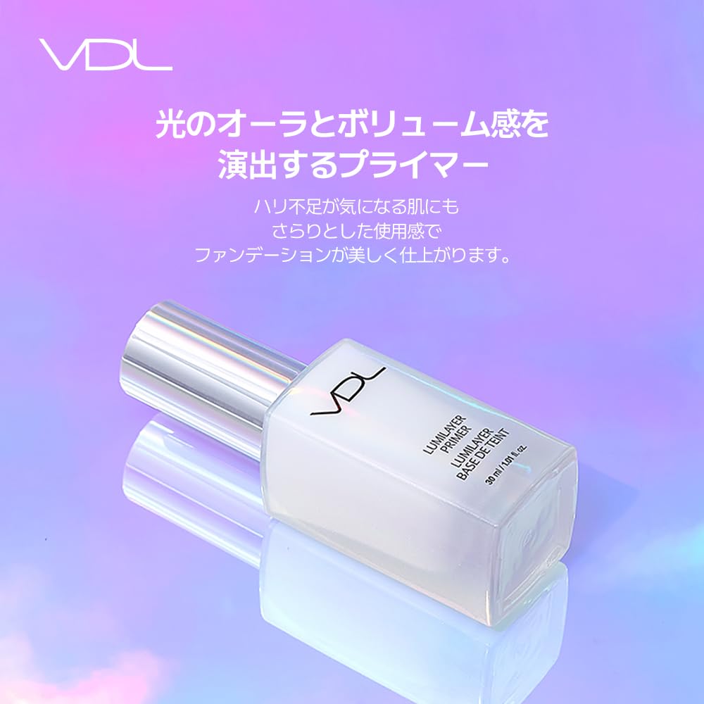 VDL Lumilayer Makeup Glowing Watery 30мл Праймер, База, Кожа, Кожа, Прозрачность, 3D, Стойкий, Хайлайтер,