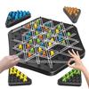 Chain Triangle Chess Game Geometric Chess Board Game Funny Family Party Triggle Rubber Band Game Parent-child Interactive Games