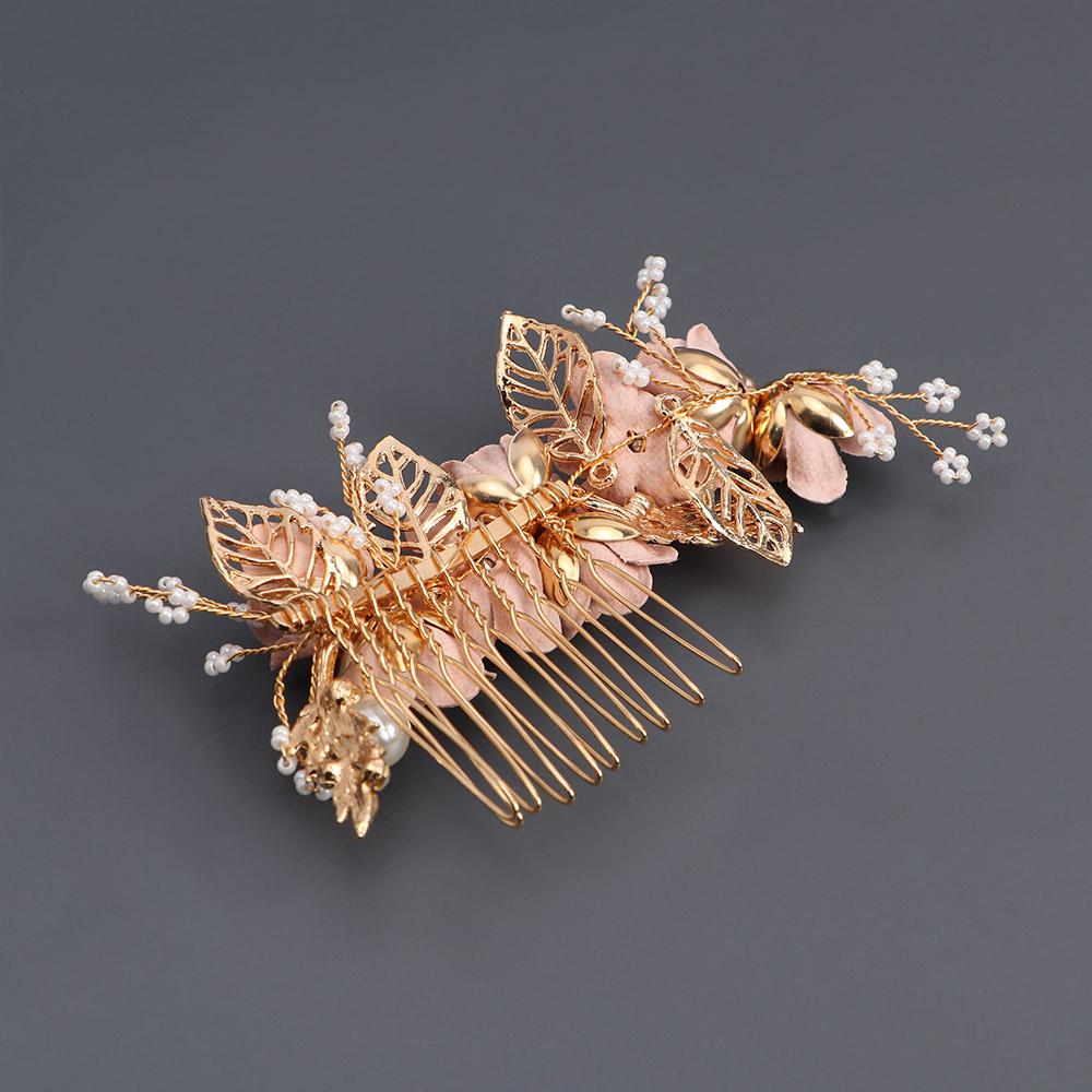 Hair Comb Headpiece Bridal Flower Bridal Hair Accessories Hair Comb Wedding Headwear Hair Jewelry