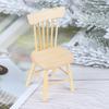 1/12 Doll House Miniature Furniture Miniature Wooden Chair Scene Decoration Pography Props