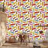 Colorful Candy Wallpaper for Living Room and Bedroom 50x1000