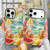 Phone case: 2D flat, suitable for iPhone 18, 17, 16, 15, 14, 13, 12 Pro protective cases, summer beach paradise, perfect holiday gift for Christmas an