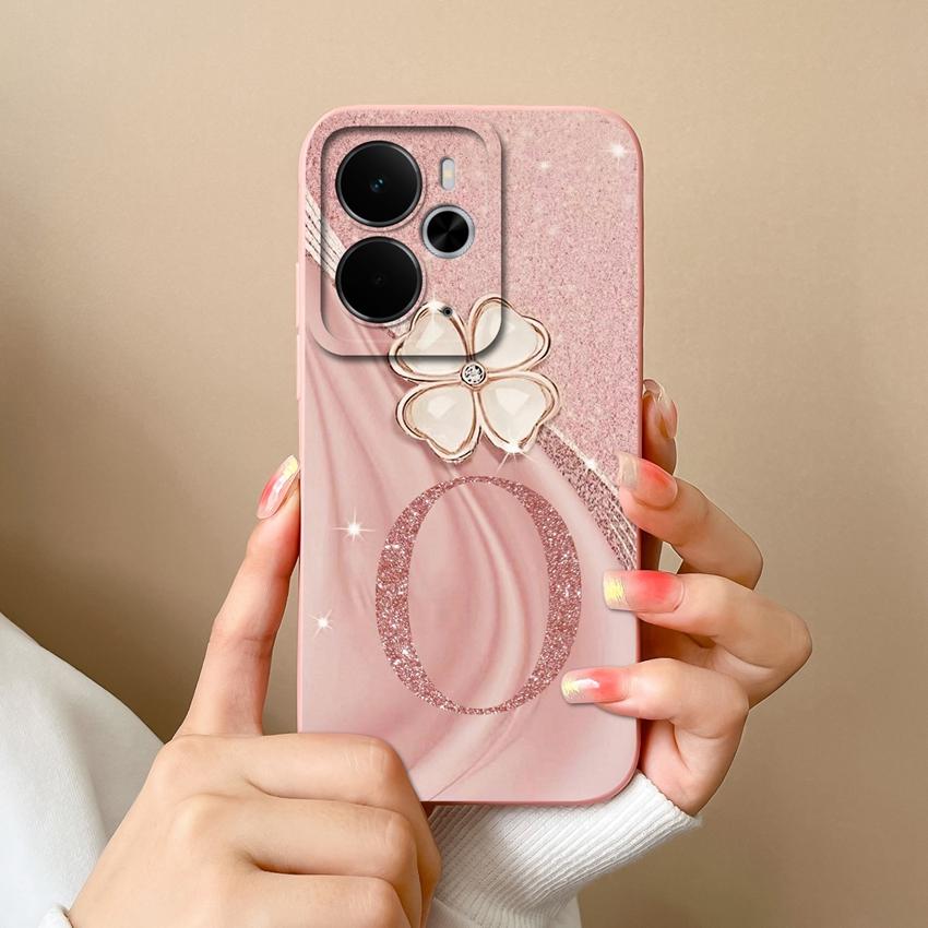 Для Oppo Realme 14 15 16 13 Pro 14T 14X 15T 15X 14ProLite Чехол для телефона Роскошный Золотая Корона Буквы Ракушка Легкий Матовый Силикон Защитная Крышка для Камеры