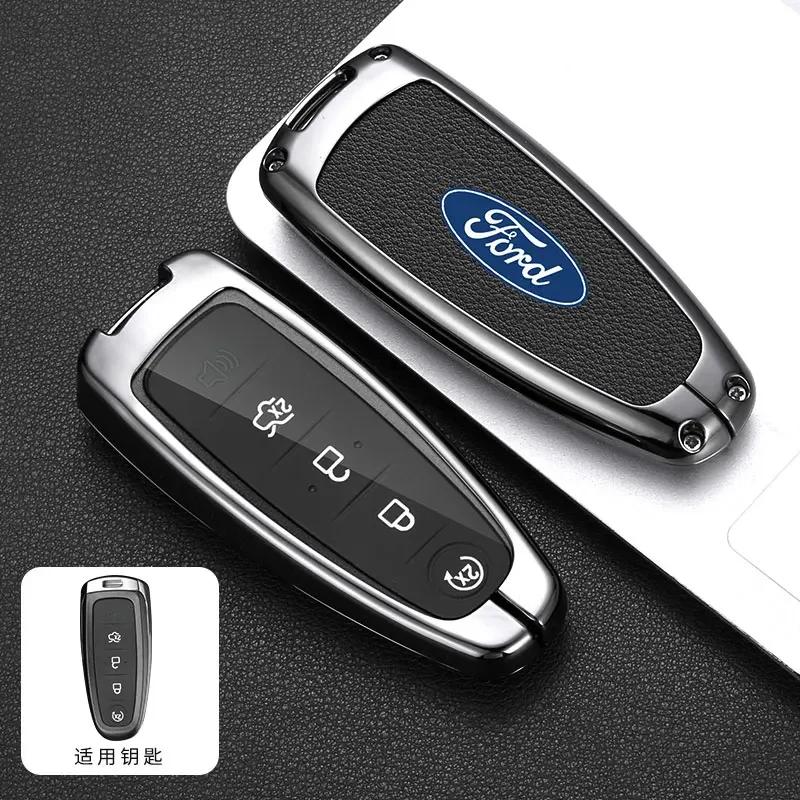 Автомобильная наклейка Автомобильная наклейка 2025 Горячий чехол-брелок для ключей автомобиля Оболочка Для Ford Escape 2013 2014 2015 2016 2017 2018 2019 Escort Edge Taurus