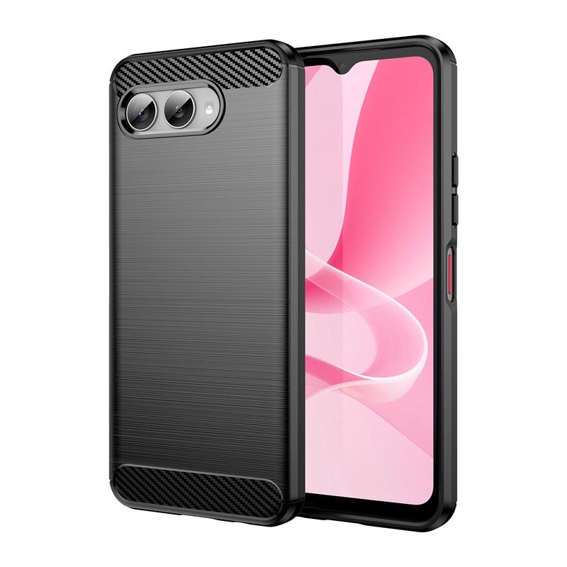 For Cover T-Mobile REVVL 8 Case T-Mobile REVVL 8 Pro Anti-knock Soft Silicone Carbon Fiber Back Case For T-Mobile REVVL 8 Case