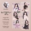 60mm*2m/Roll PET Tape Cute Literary INS Style Girl Character Handbook Journal Masking Tape Sticker DIY Stationery Scrapbooking