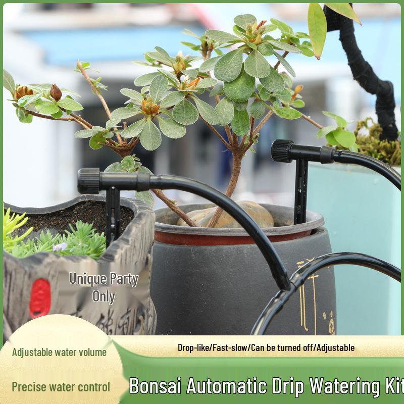 Automatic Drip Irrigation Kit for Potted Plants and Garden Flowers