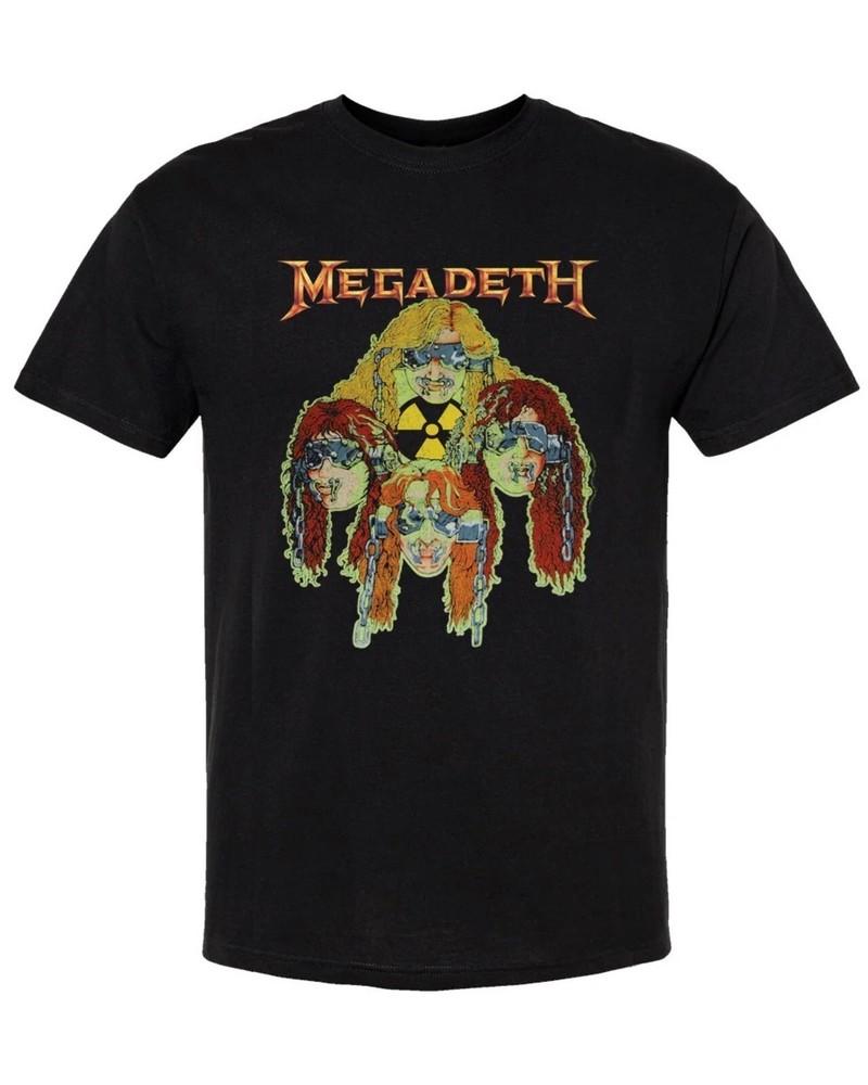 MEGADETH CD ЛОГО ЯДЕРНЫЕ ГЛАВЫ Официальная Футболка LRG Новая rust in peace продается Унисекс Футболка