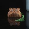 Point Chinese Zodiac Hair Styling Pocket Comb Wooden Hair Comb Fine Tooth Comb Massage Comb