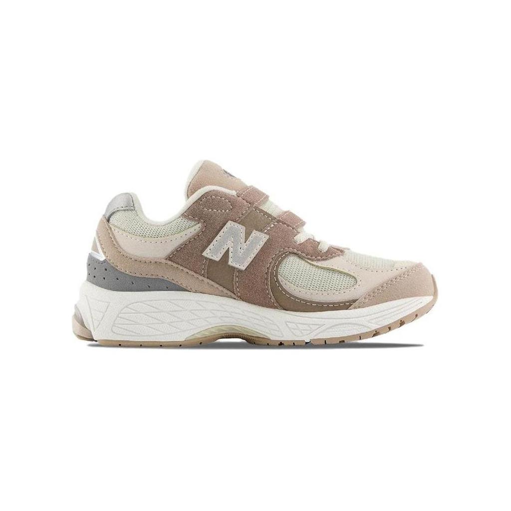 New Balance Hook & Loop 2002 Comfortable Versatile Durable Low-Top Walking Shoes Baby Shoes Beige Brown IV2002SI