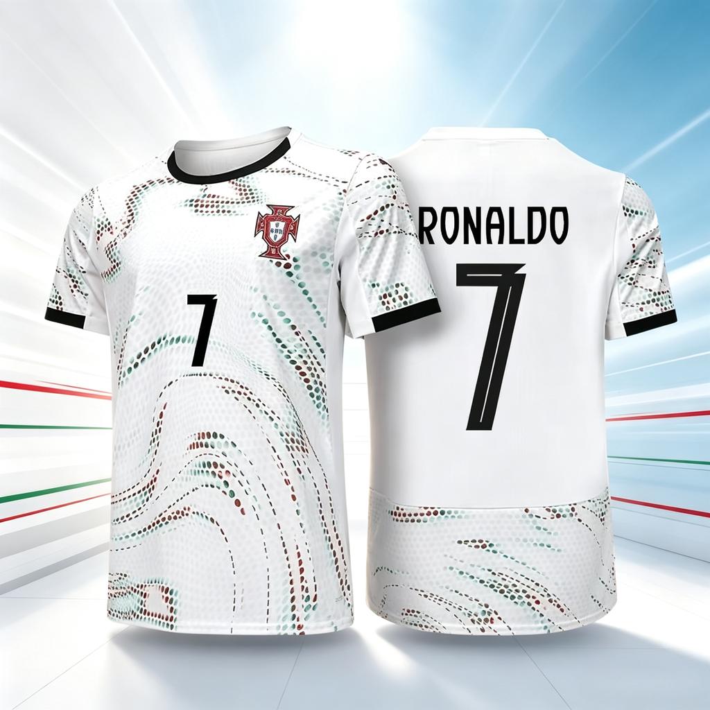 2026 Ronaldo Fan Edition Футбольная футболка Легкая Дышащая Спортивная одежда Верхняя часть Тренировочная футболка для улицы Летняя мужская футболка