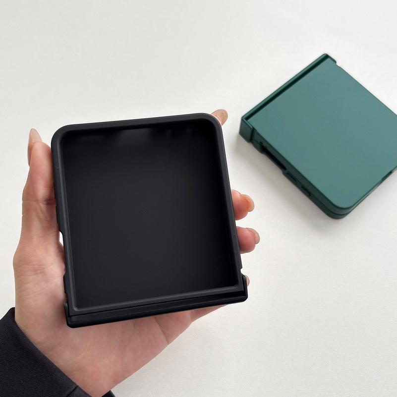 Макаронный чехол-трио для Samsung Z Flip 8 flip 7 Galaxy Z Flip 7 FE 6 5 4 с покрытием, приятным на ощупь, с защитой центрального шарнира