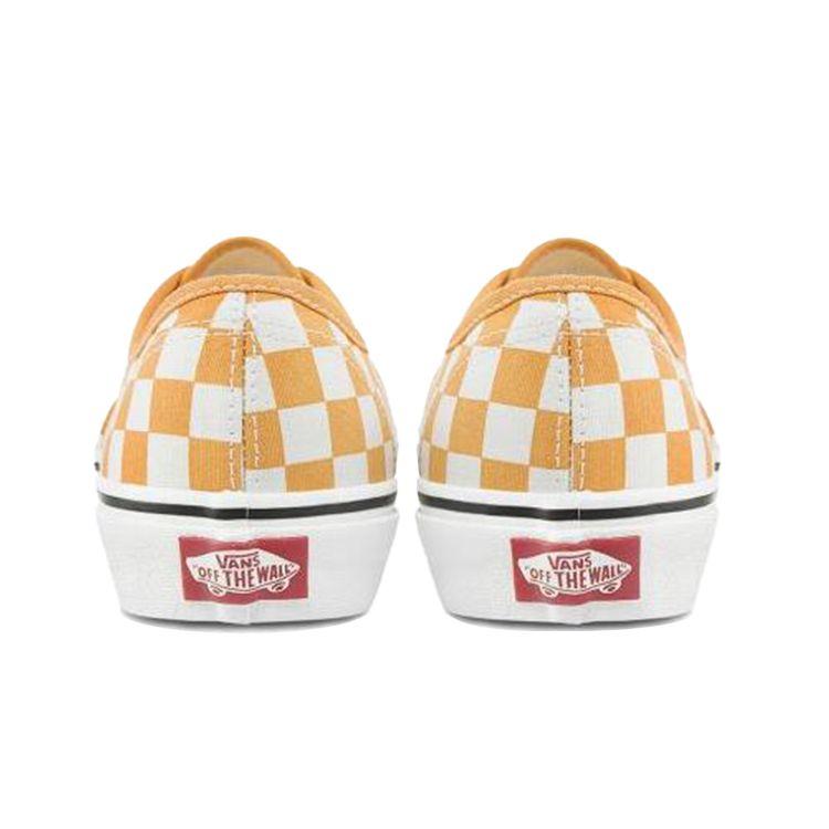 Vans Authentic Checkerboard - Golden Aspen Unisex Sneakers Yellow True-White VN0A348A3XV