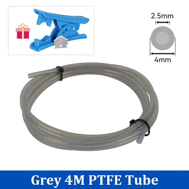 For Bambu Lab Ptfe Tube 2 5mm 4mm P1S P1P AMS A1 Mini 3D Printer Teflonto Pipe X1C Bambulab Ptfe Connector White Grey AMS LITE