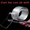 1/2/3/5M Nano Tape Tracsless Двусторонняя лента Прозрачная Не оставляет следов Многоразовая водонепроницаемая клейкая лента Очищаемая домашняя клейкая лента Gekkotape