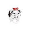 POMOiii New Squirrel Pig Dog Lion Dance Charm Bead Fit Original Fashion Bracelet Diy Jewelry For Women Gift