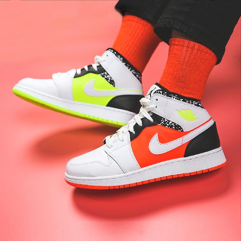 (GS) Air Jordan 1 Mid 'Notebook' Детские 554725-870