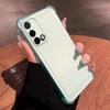 Чехол для OPPO A95 4G, полупрозрачный, матовый, с 4-х угольными подушками безопасности, противоударный бампер