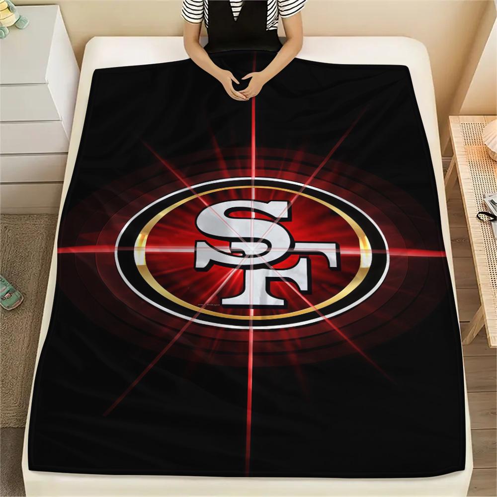 San Francisco 49ers Flannel Blanket, High quality Comfortable for All Seasons, Home Decor, Warmth and Comfort