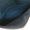 Used AUTHENTIC Dior 43 MA 0261 Mini Saddle Shoulder Bag blue Leather