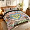 Chainsaw Man Pattern Bedding Quilt Set Quilt Cover Pillowcase Home Birthday Gift(1 * duvet cover + 2 * pillowcase, without core)