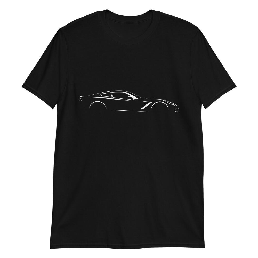 vette C7 Outline 7th Generation Vette Owner Gift Short-Sleeve Unisex T-Shirt